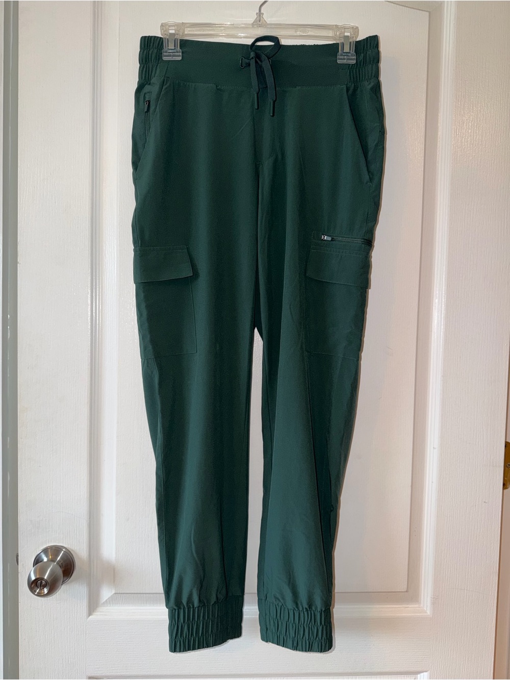Women's Dark Green Cargo Jogger Pants/ scrub pants